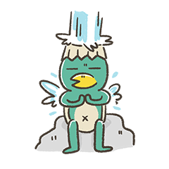 シャワーで汗を流して