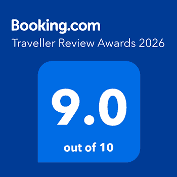 Winner of Booking.com's "Traveller Review Awards 2026"