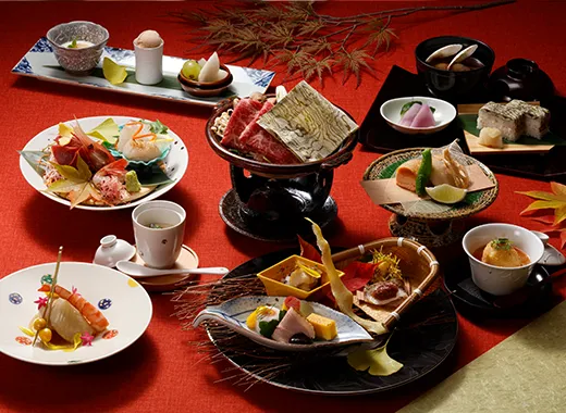 [Japanese Kaiseki Plan] Enjoy a luxurious Japanese Kaiseki meal with two main dishes of meat and fish / Enjoy a special stay in the private lounge <2 meals included>