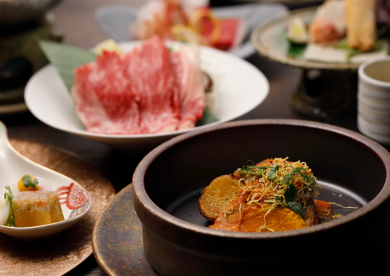 和会席／夕食一例